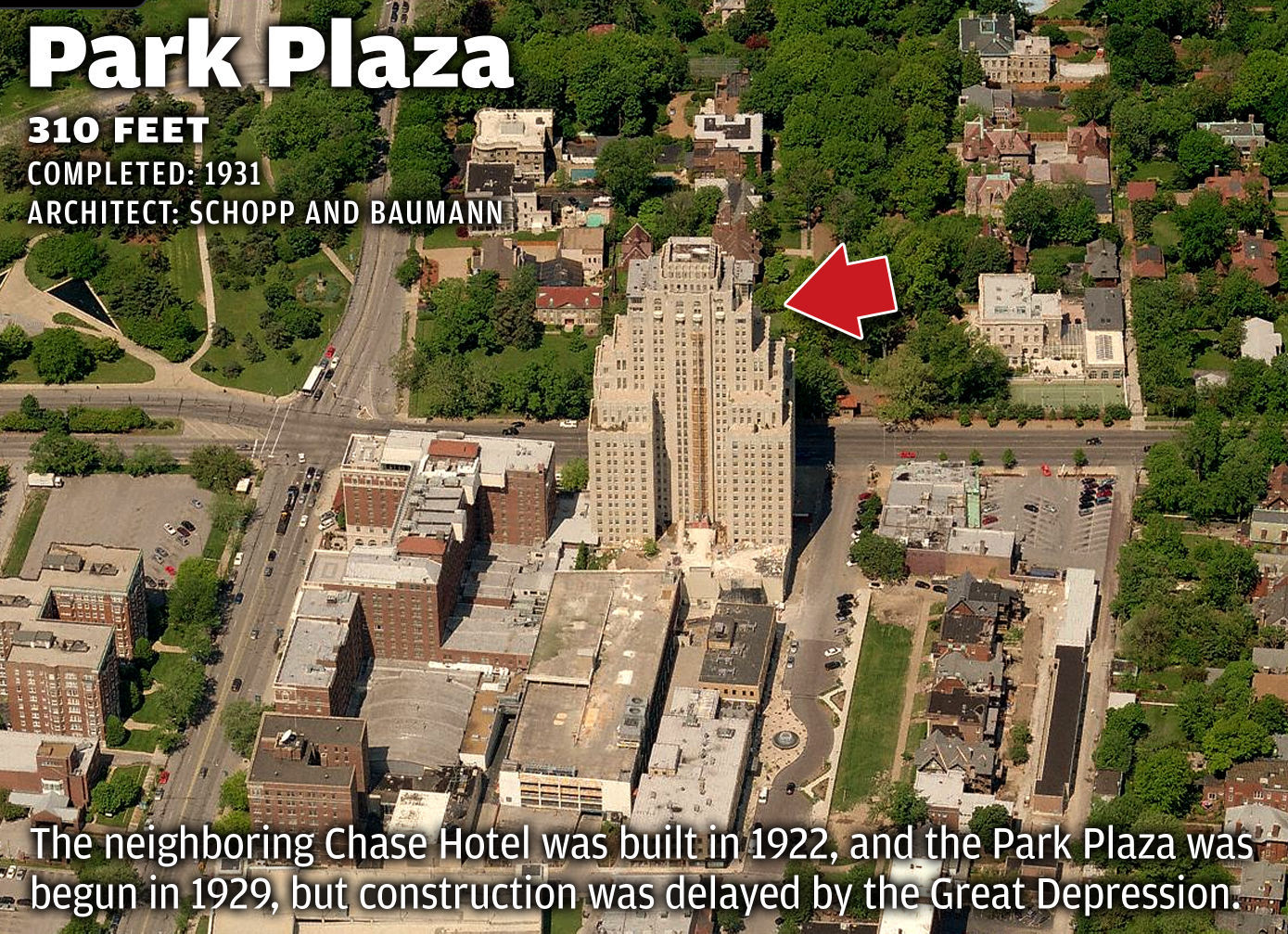 St. Louis' Tallest Buildings - Park Plaza